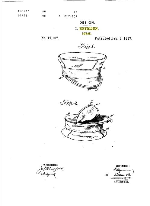 Isidore Heyman Patent 1887